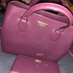 Kate spade bag with wallet